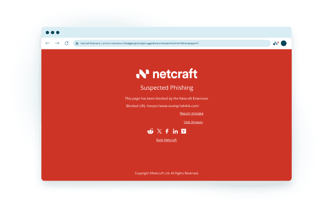 Free browser extension from Netcraft