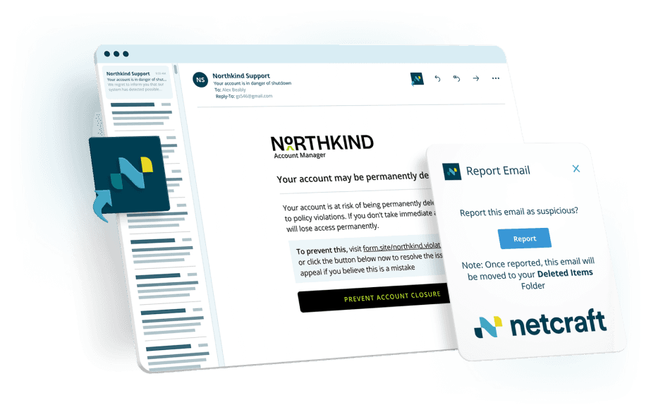 Apps and extensions offered by Netcraft
