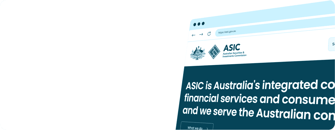 ASIC website mockup