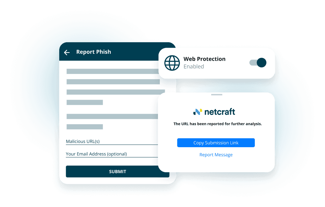 Apps and extensions offered by Netcraft