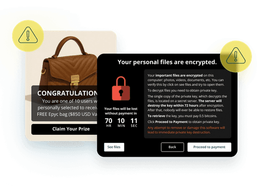 Threat detected via conversation