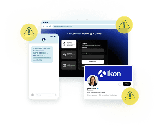 Threat detected via conversation